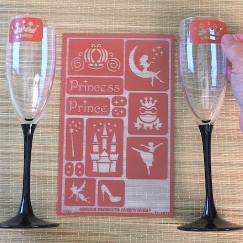 King & Queen Champagne Flutes